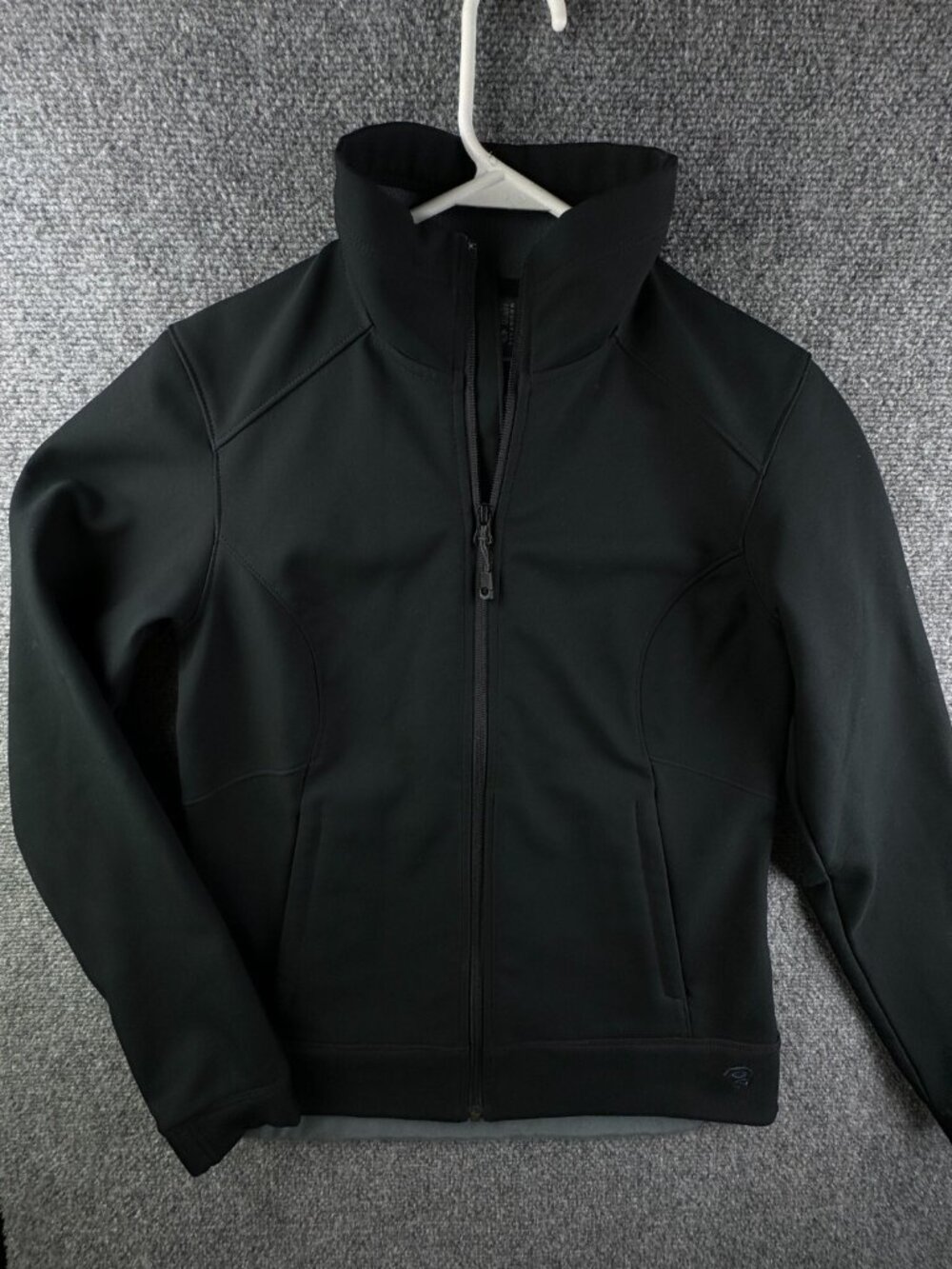 Mountain Hardwear Women Black Small Full Zip Fleece Lined Jacket Adult Outdoors